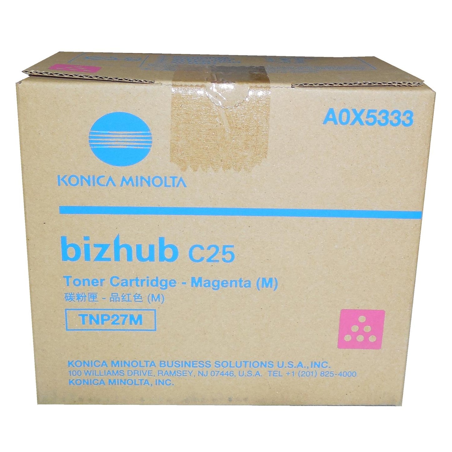 KONICA MINOLTA TNP27M (A0X5333) Magenta Toner Cartridge