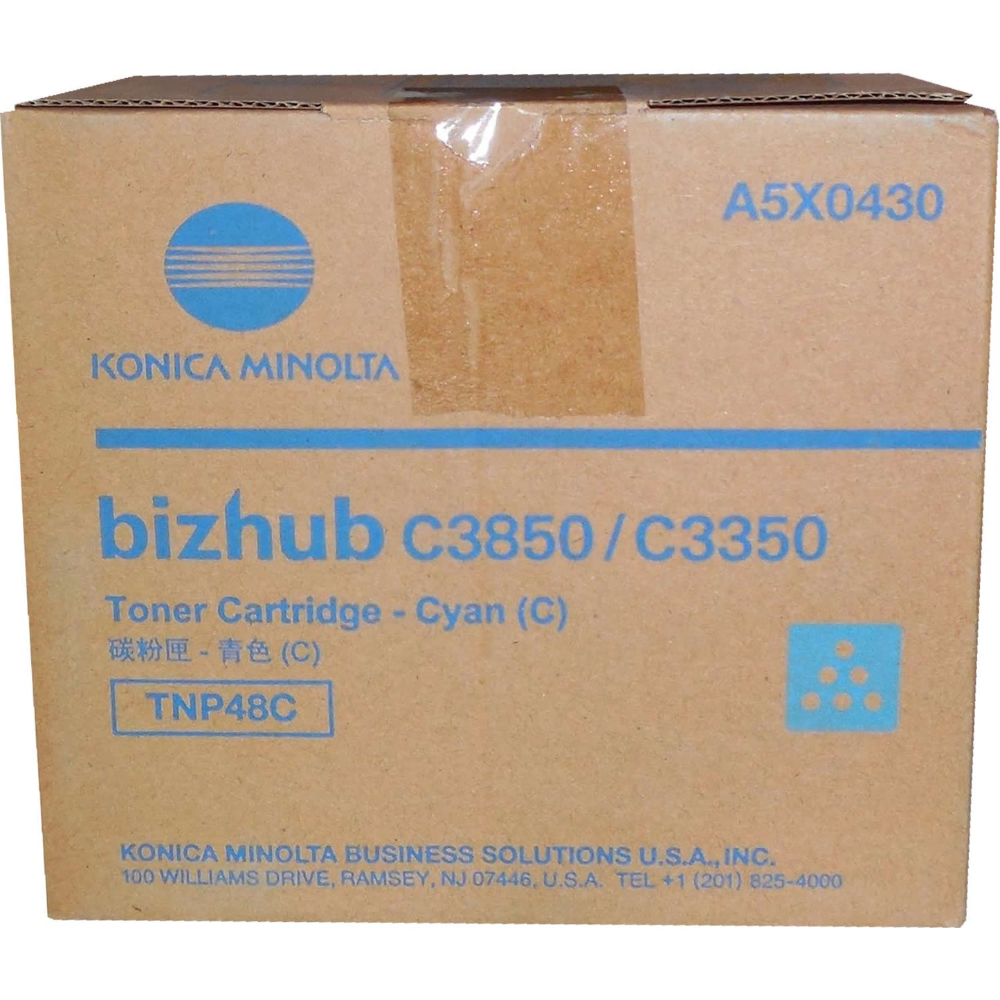 KONICA MINOLTA TNP-48C (A5X0430) Cyan Toner Cartridge