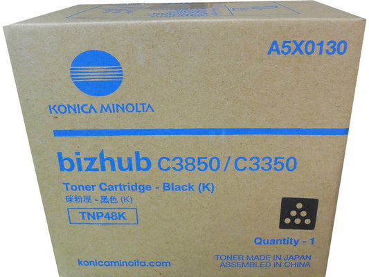 KONICA MINOLTA TNP-48K (A5X0130) Black Toner Cartridge