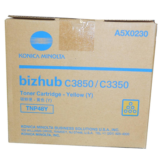 KONICA MINOLTA TNP-48Y (A5X0230) Yellow Toner Cartridge