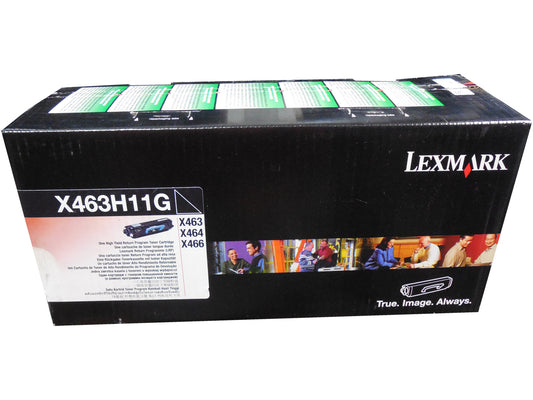 LEXMARK X463H11G Black High Yield Toner 9k