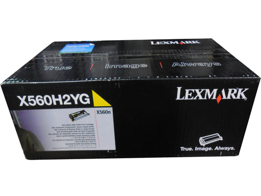 LEXMARK X560H2YG Yellow High Yield Toner 10k