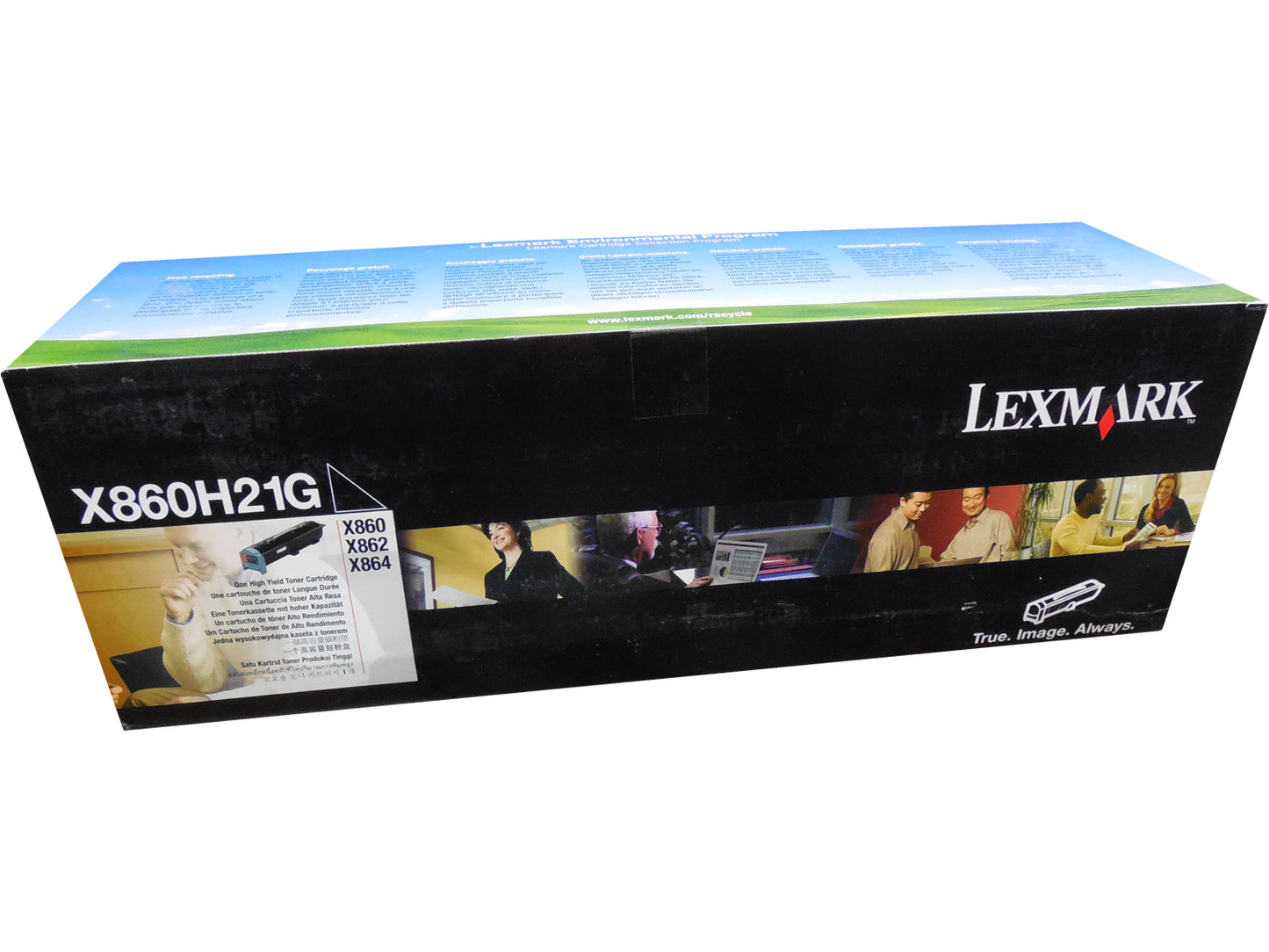 LEXMARK X860H21G Black High Yield Toner 35k