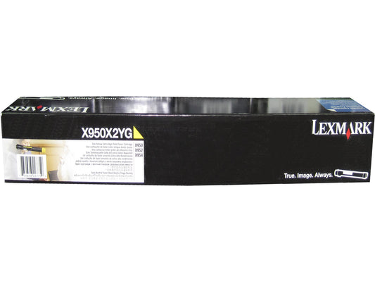 LEXMARK X950X2YG Yellow Extra High Yield Toner 22k