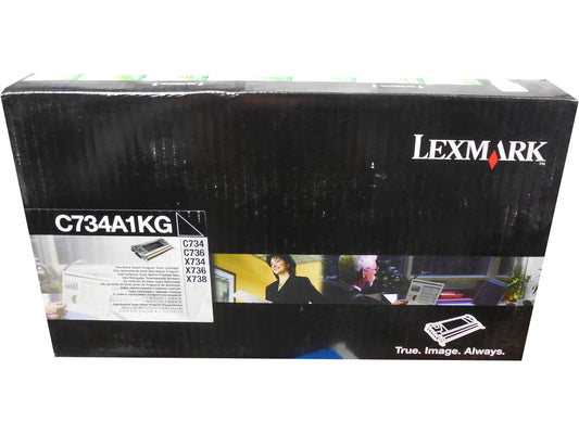 LEXMARK C734A1KG Black Toner 8k