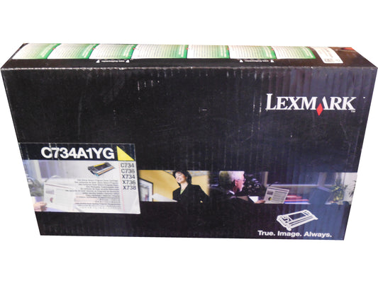 LEXMARK C734A1YG Yellow Toner 6k