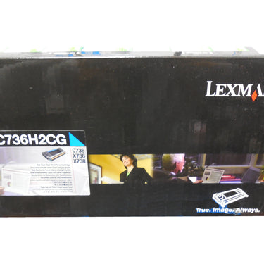 LEXMARK C736H2CG Cyan High Yield Toner 10k