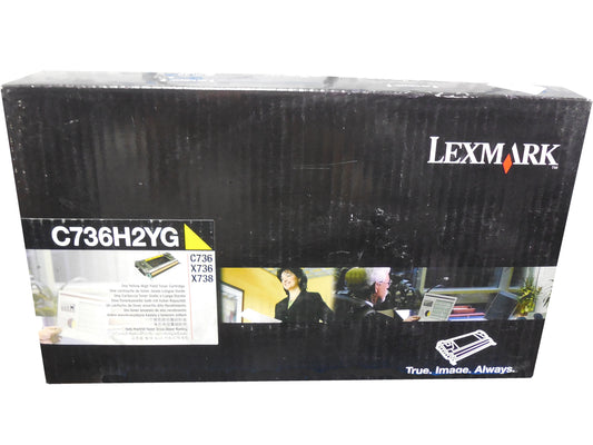 LEXMARK C736H2YG Yellow High Yield Toner 10k