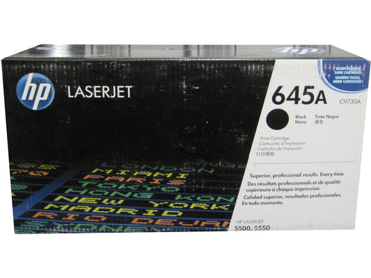 HP C9730A (645A) Black Toner Cartridge