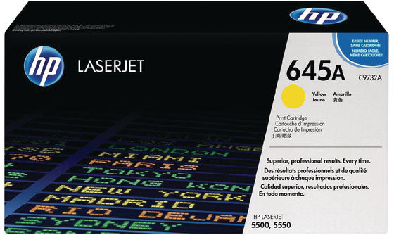 HP C9732A (645A) Yellow Toner Cartridge