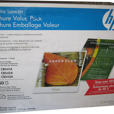HP CE256A Brochure Value Pack + 150 sheets of paper