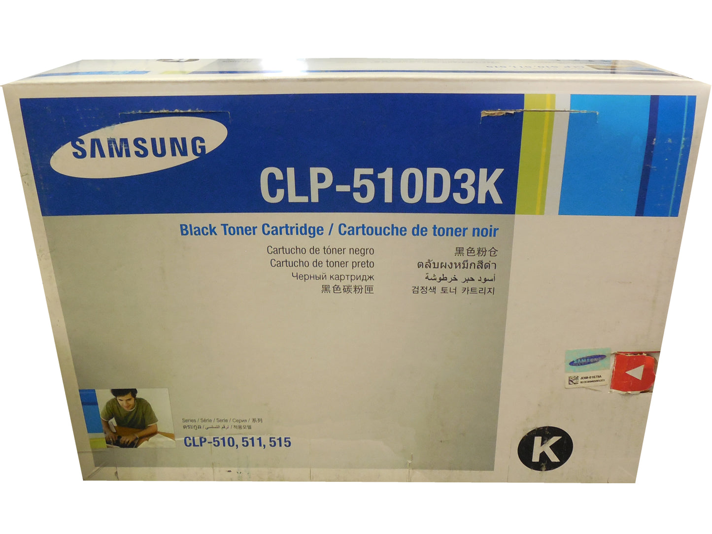 SAMSUNG CLP-510D3K Black Toner 3k