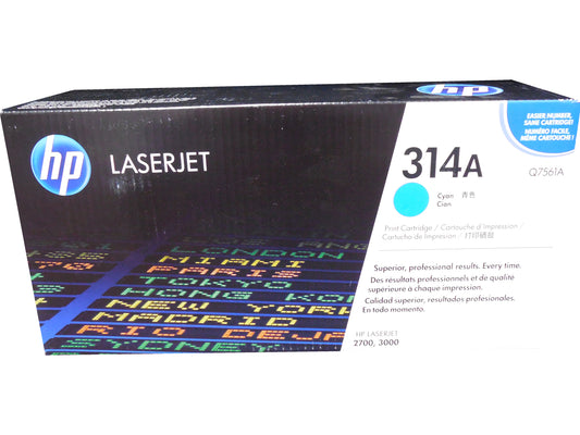 HP Q7561A (314A) Cyan Toner