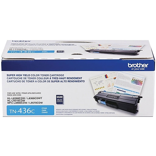 BROTHER TN-436 Super High Yield Cyan Toner Cartridge