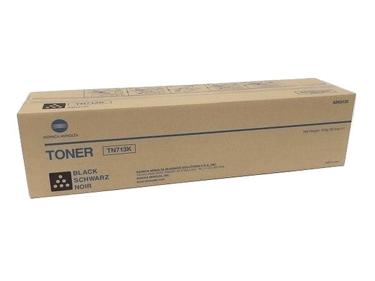KONICA MINOLTA TN-713K (A9K8130) Black Toner Cartridge