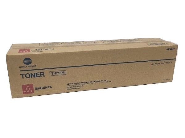 KONICA MINOLTA TN-713M (A9K8330) Magenta Toner Cartridge