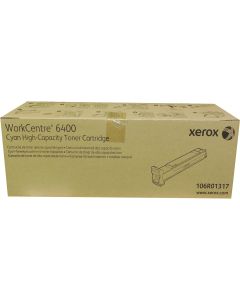 XEROX 106R01317 (106R1317) Cyan High Yield Toner 16.5k