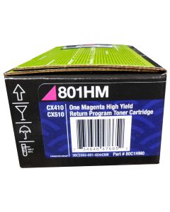 LEXMARK 80C1HM0 Magenta High Yield Toner 3k