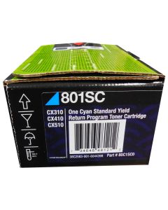 LEXMARK 80C1SC0 Cyan Toner Cartridge