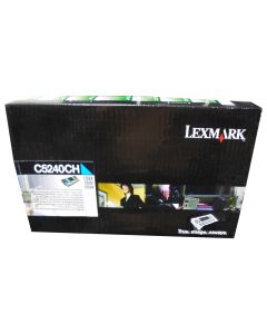 LEXMARK C5240CH Cyan High Yield Toner 5k