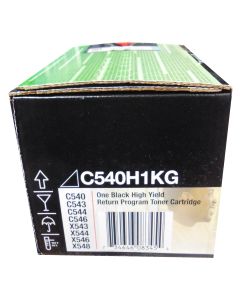 LEXMARK C540H1KG Black High Yield Toner 2.5k