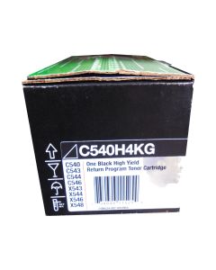 LEXMARK C540H4KG Black High Yield Toner 2.5k