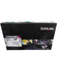 LEXMARK C734A1MG Magenta Toner 6k