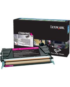 LEXMARK C748H4MG Magenta High Yield Toner 10k