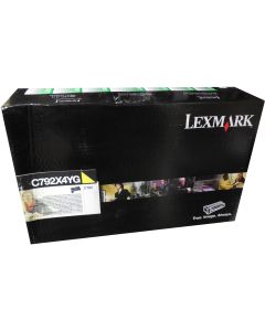 LEXMARK C792X4YG Yellow Extra High Yield Toner 20k