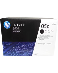 HP CE505XD (05X) Dual Pack Black Toner Cartridges