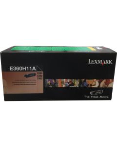 LEXMARK E360H11A Black High Yield Toner 9k