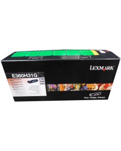 LEXMARK E360H31G Black High Yield Toner