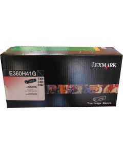 LEXMARK E360H41G Black High Yield Toner 9k