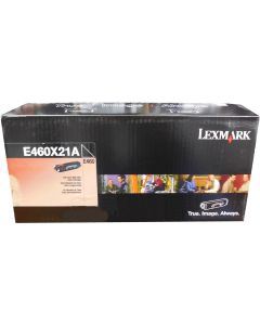 LEXMARK E460X21A Black Extra High Yield Toner 15k