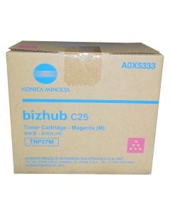 KONICA MINOLTA TNP27M (A0X5333) Magenta Toner Cartridge