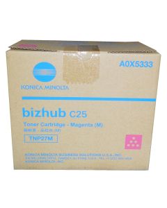 KONICA MINOLTA TNP27M (A0X5333) Magenta Toner Cartridge