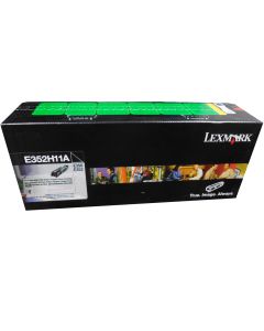 LEXMARK E352H11A Black High Yield Toner 9k