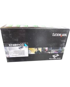 LEXMARK X748H1CG Cyan High Yield Toner 10k