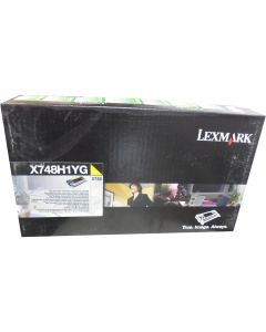 LEXMARK X748H1YG Yellow High Yield Toner 10k