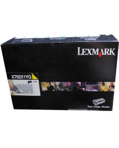 LEXMARK X792X1YG Yellow Extra High Yield Toner 20k