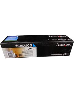 LEXMARK X945X2CG Cyan High Yield Toner 22k