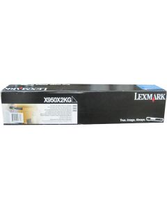 LEXMARK X950X2KG Black Extra High Yield Toner 32k