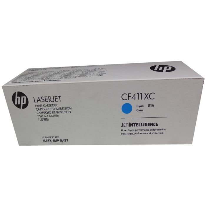 HP CF411XC (410X) High Yield Cyan Toner Cartridge